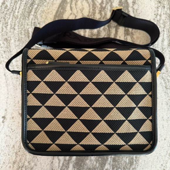 Prada Symbole Embroidered fabric/leather bag - Picture 2 of 16